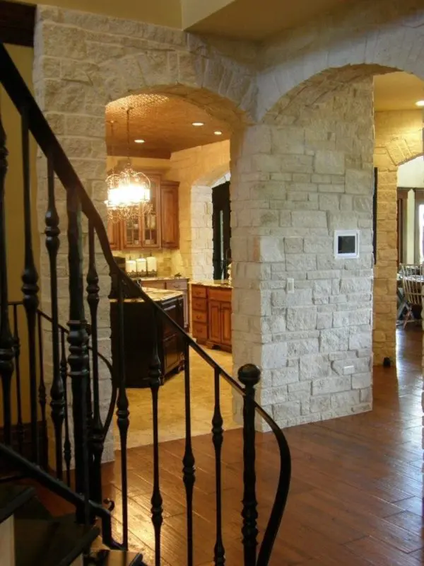 Athens Natural Thin Stone Veneer Interior Wall