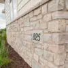 Bellevue Natural Stone Veneer Exterior Wainscotting