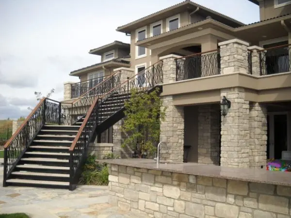 Chalet Natural Stone Veneer Residence Exterior