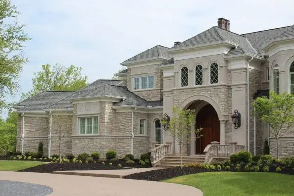 Chalet Residential Natural Stone Veneer Exterior