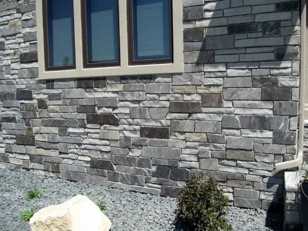 Charcoal Canyon Natural Stone Veneer Residence