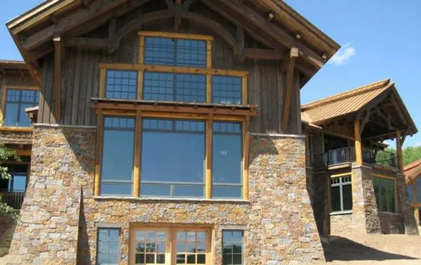 Denali Natural Stone Veneer Cabin