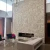 La Spezia Natural Stone Veneer Indoor Fireplace