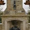 Oak Canyon Outdoor Stone Fireplace