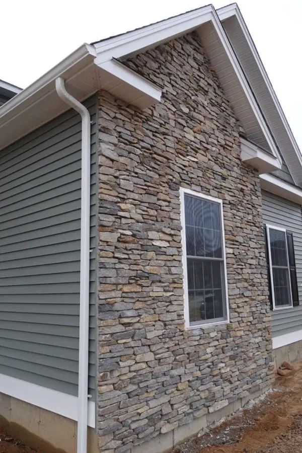 Sierra Natural Thin Stone Veneer Residential Exterior Drystack