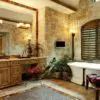 Belvedere Natural Thin Stone Veneer Interior Bathroom Wall