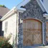 Coastline Thin Stone Veneer Exterior Garage