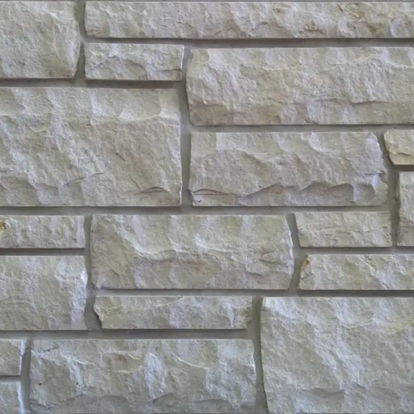 Snowcap White Natural Thin Stone Veneer