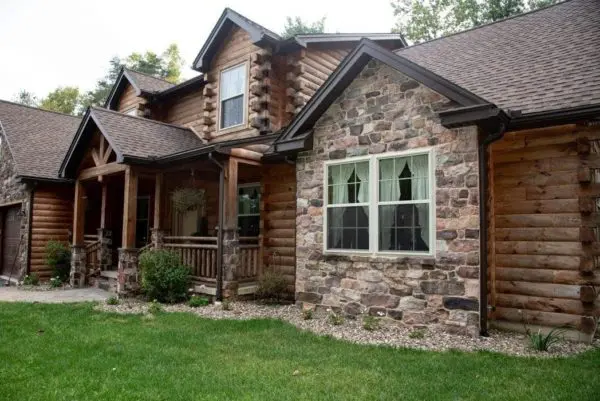 Langston Natural Thin Stone Veneer Residential Exterior