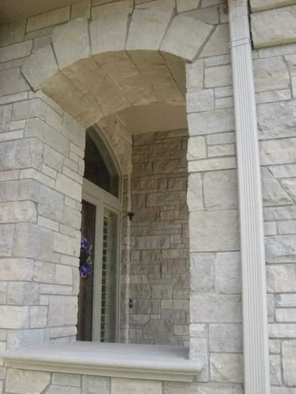 Lockridge Natural Stone Veneer Masonry Entry