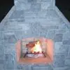 Ellsworth Real Stone Veneer Fireplace