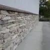 Silverton Natural Stone Veneer Commercial Wainscotting Drystack