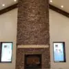 Feldberg Ledgestone Natural Thin Veneer Interior Drystack Fireplace