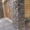 low height ledgestone columns