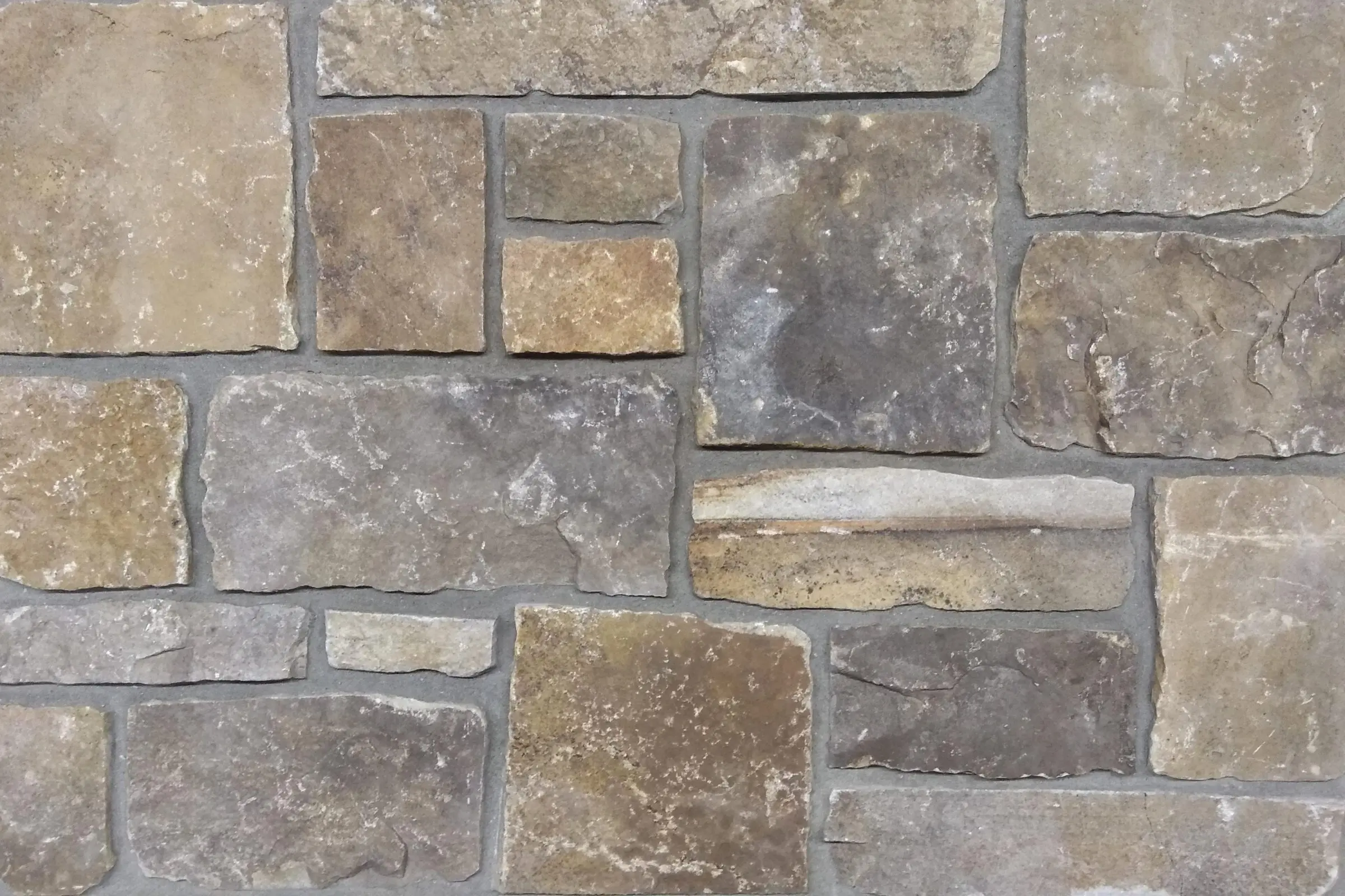 Swatch of Branson real stone veneer