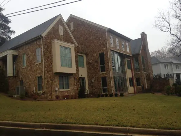 Kensington Real Stone Veneer Back View