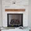 Whittier Real Stone Veneer Fireplace