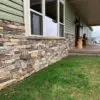 Residential Home with Preston Real Stone Veneer Wainscoting