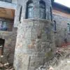 Custom Castle Rock McGregor Natural Stone Veneer Turret