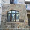 Custom Castle Rock McGregor Real Thin Stone Veneer Exterior Installation