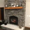 Interior Fireplace with Torrington Real Thin Stone Veneer