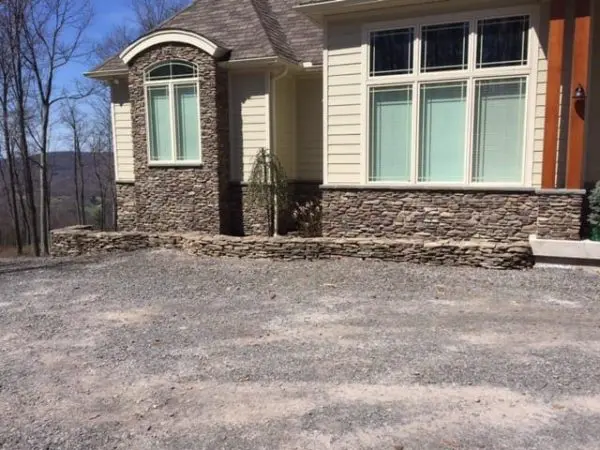 Wainscoting and Accent Wall with Cape Cod Real Stone Veneer