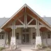 Front Entrance with Montreux Natural Thin Stone Veneer