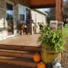 Covered Front Porch with Savannah Real Thin Stone Veneer