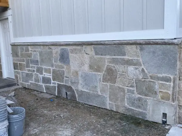 Exterior Wainscoting with Sherman Real Stone Veneer