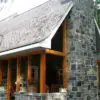 Chimney with Astoria Real Thin Stone Veneer