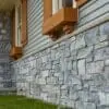 Exterior Wainscoting with Chamberlain Real Stone Veneer