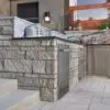 Outdoor Kitchen with Joliet Real Stone Veneer