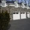 Garage with Monroe Real Thin Stone Veneer