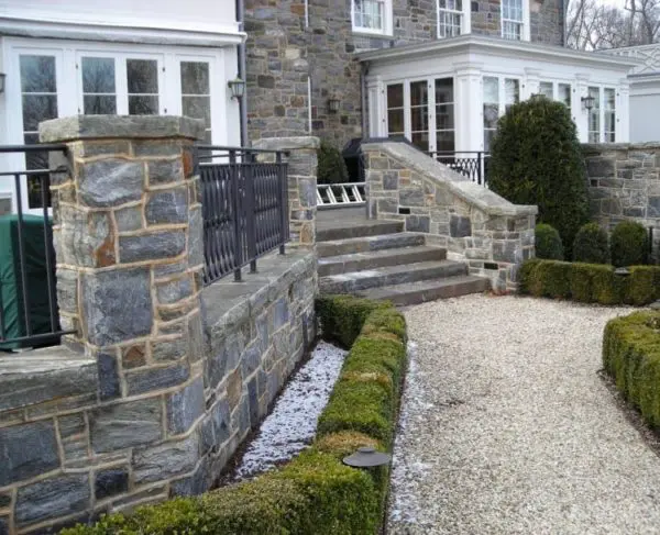 Outdoor Living with Monroe Real Thin Stone Veneer