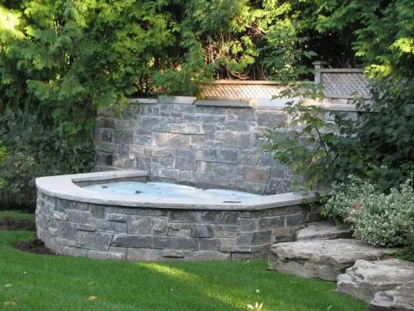 Outdoor Living with Pembroke Natural Stone Veneer