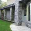 Exterior Pillars with Pembroke Real Stone Veneer