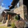 Home exterior with Carson Pass real thin stone veneer