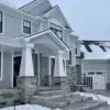 Front Entrance with Charcoal Canyon real stone veneer