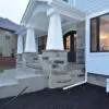 Front entrance with Charcoal Canyon natural stone veneer