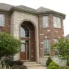 Front entrance with Empire real thin stone veneer