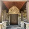 Front entrance with Pinedale real thin stone veneer