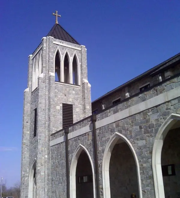 Queen Creek and Springfield natural stone veneer church exterior