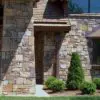 Exterior home siding with Saguaro ashlar style real thin stone veneer