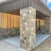 Salem Real Thin Stone Veneer Custom Mosaic Commercial Exterior