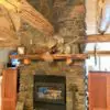 Torrington and Kenai Real Thin Stone Veneer Custom Blend Interior Gas Double-Sided Fireplace