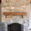 Hampton and Queen Creek Custom Thin Stone Veneer Interior Drystack Fireplace