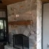 Hampton and Queen Creek Thin Stone Veneer Interior Drystack Fireplace