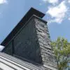 Midford Natural Thin Stone Veneer Chimney Exterior