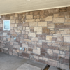 Cherrywood Real Thin Stone Veneer Covered Patio Custom Natural Finish