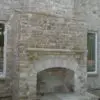 Malahide Real Thin Stone Veneer Exterior Fireplace